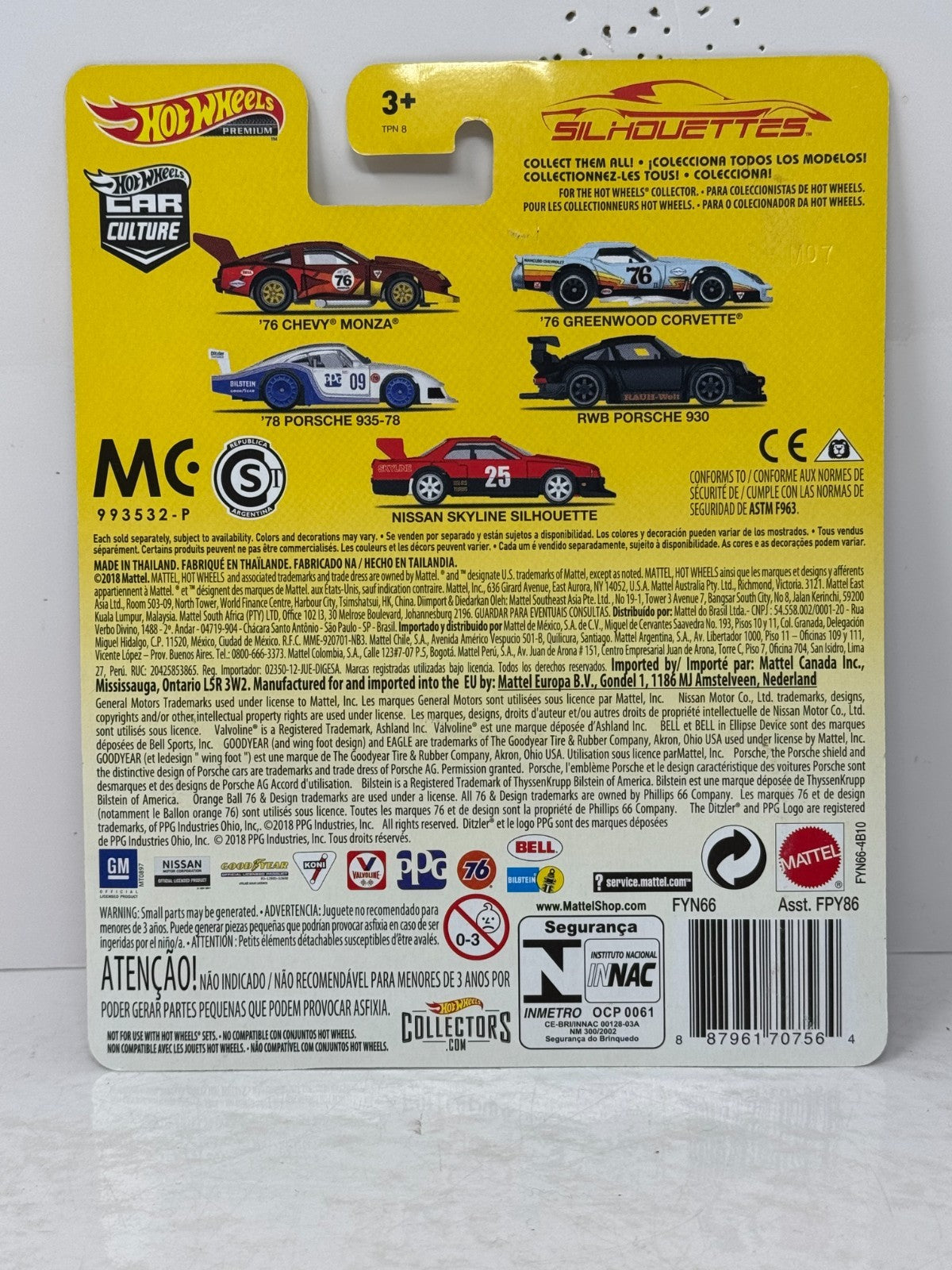 Hot Wheels Premium Silhouettes 1982 Nissan Skyline Silhouette 1:64 Diecast