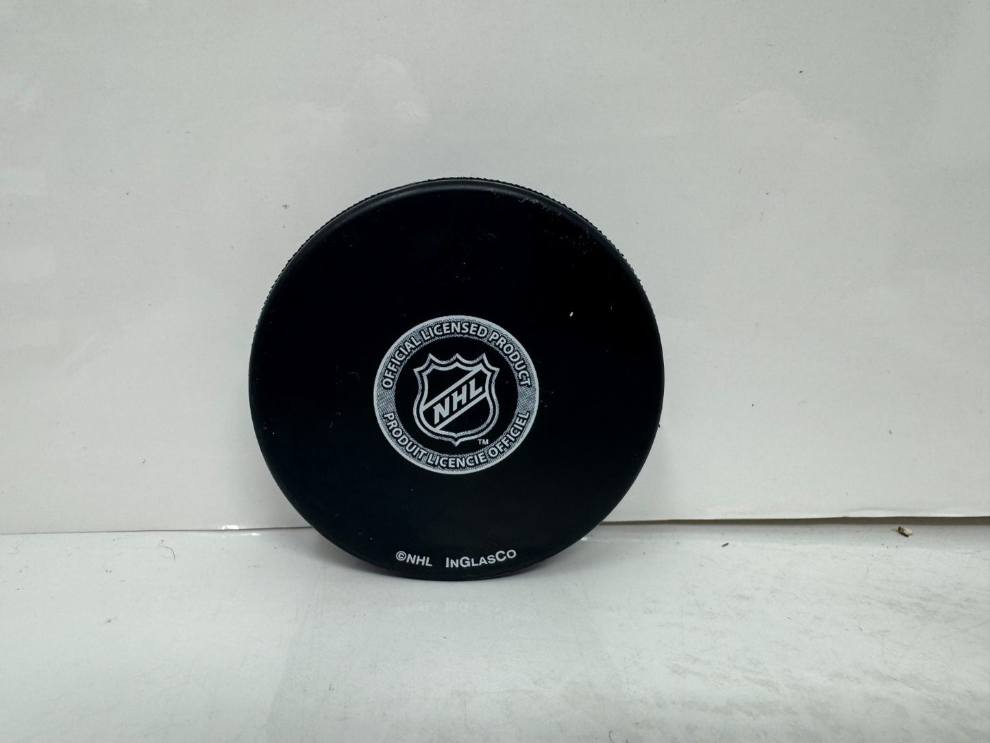 Jonathan Bernier Los Angeles Kings Signed NHL Autograph Puck Silver Auto