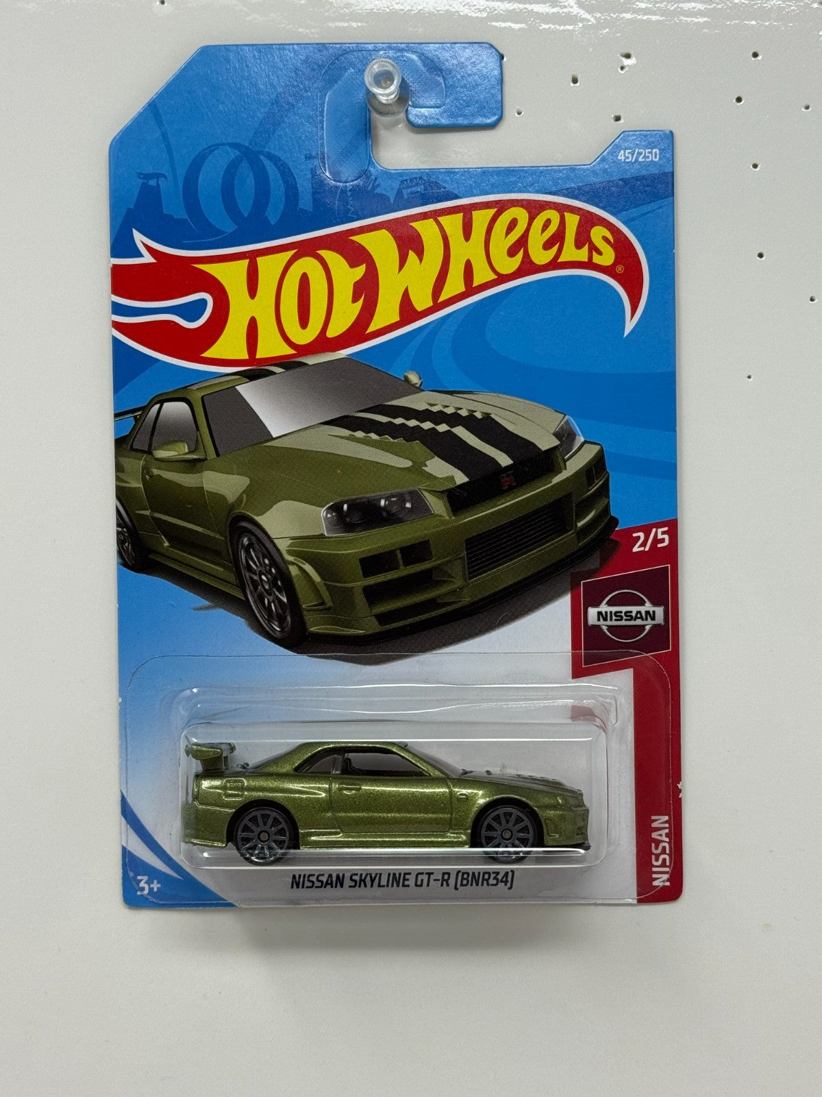 Hot Wheels Nissan Skyline GT-R BNR34 1:64 Diecast Green