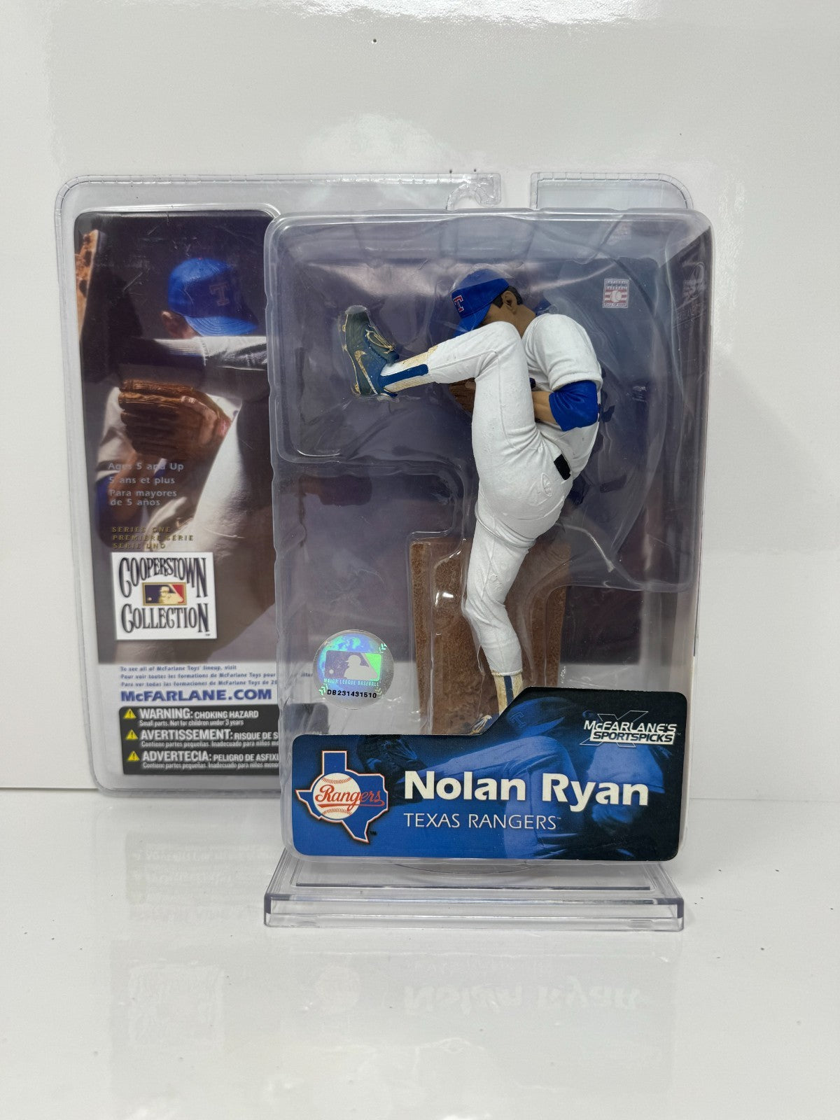 McFarlane MLB Nolan Ryan Texas Rangers Cooperstown Collection Figure