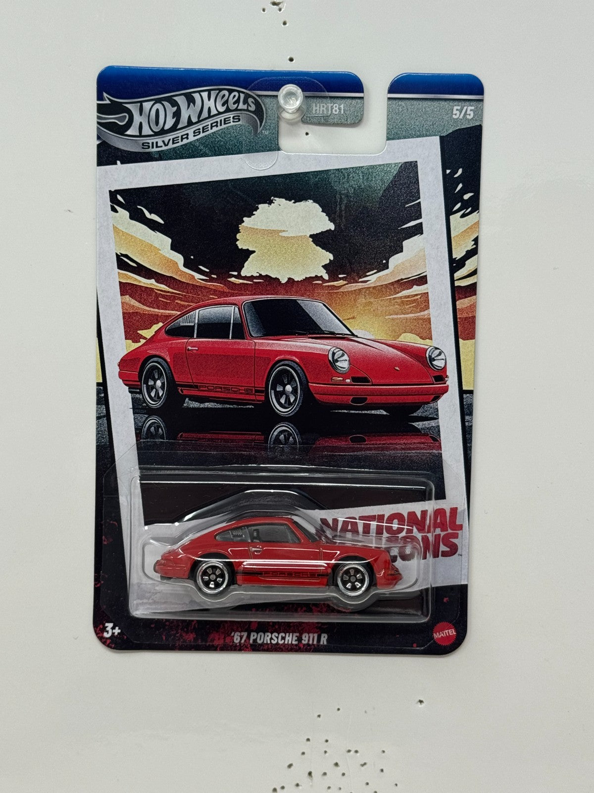 Hot Wheels Silver Series National Icons 1967 Porsche 911 R 1:64 Diecast