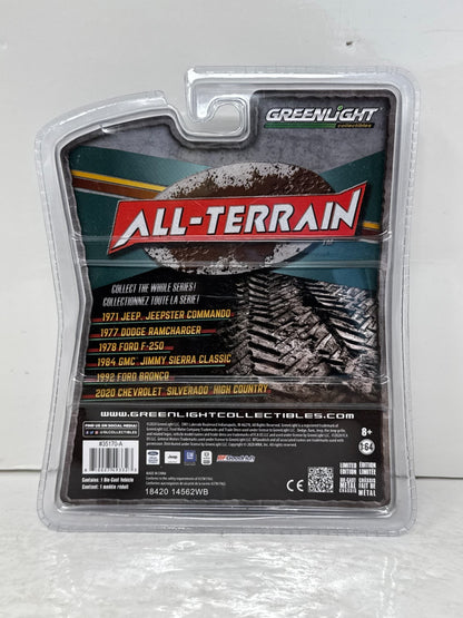 Greenlight All-Terrain 1971 Jeep Jeepster Commando 1:64 Diecast