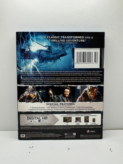 Victor Frankenstein (Blu-ray) James McAvoy Sci-Fi Good Condition!!!