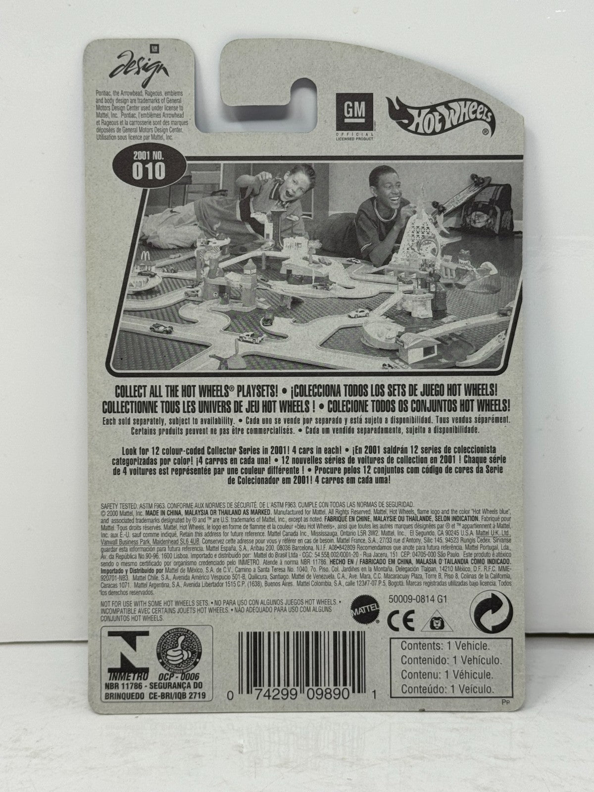 Hot Wheels T-Hunt Pontiac Rageous 1:64 Diecast Real Riders