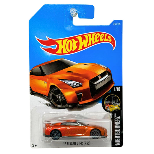 Hot Wheels Nightburnerz 2017 Nissan GT-R (R35) JDM 1:64 Diecast