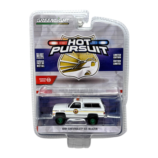 Greenlight Hot Pursuit 1991 Chevrolet K5 Blazer State Patrol CHASE 1:64 Diecast