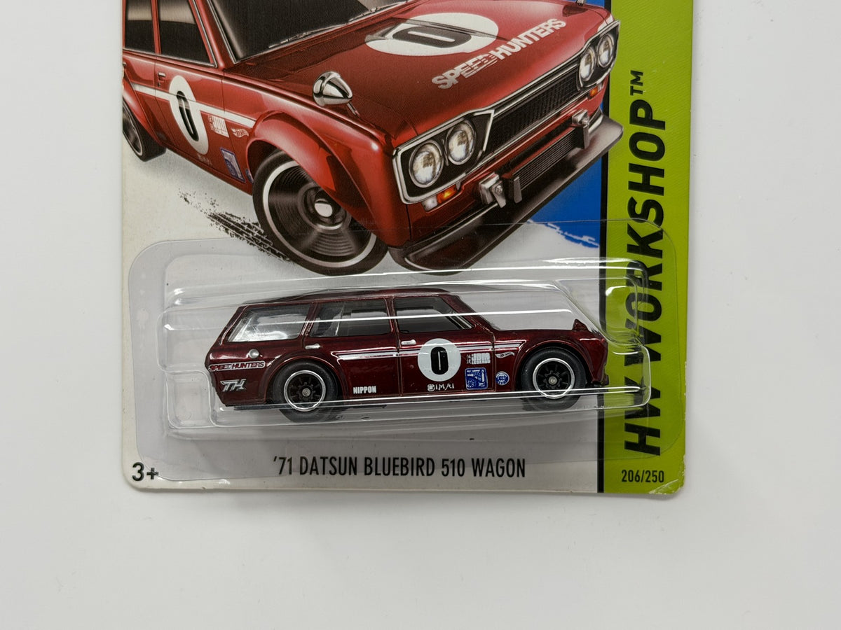 Hot Wheels Super Treasure Hunt 1971 Datsun 510 Wagon Workshop 1:64 Diecast STH
