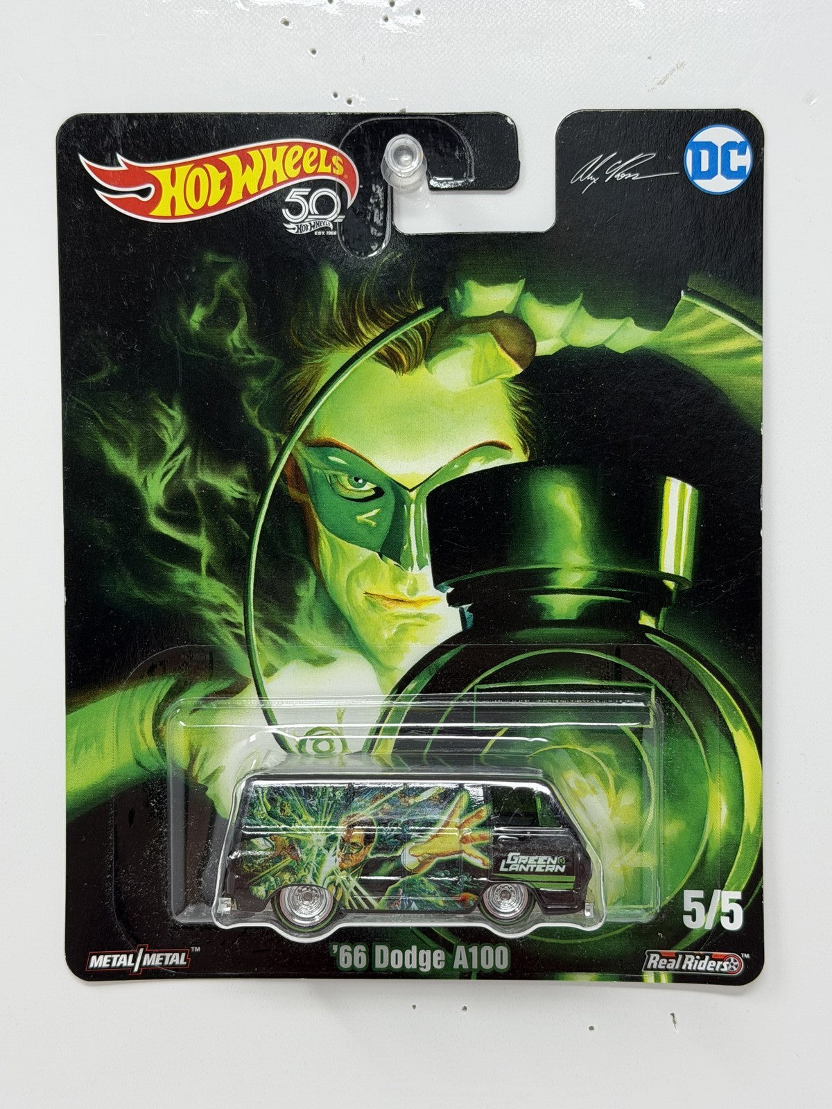 Hot Wheels DC Green Lantern 1966 Dodge A100 1:64 Diecast Real Riders