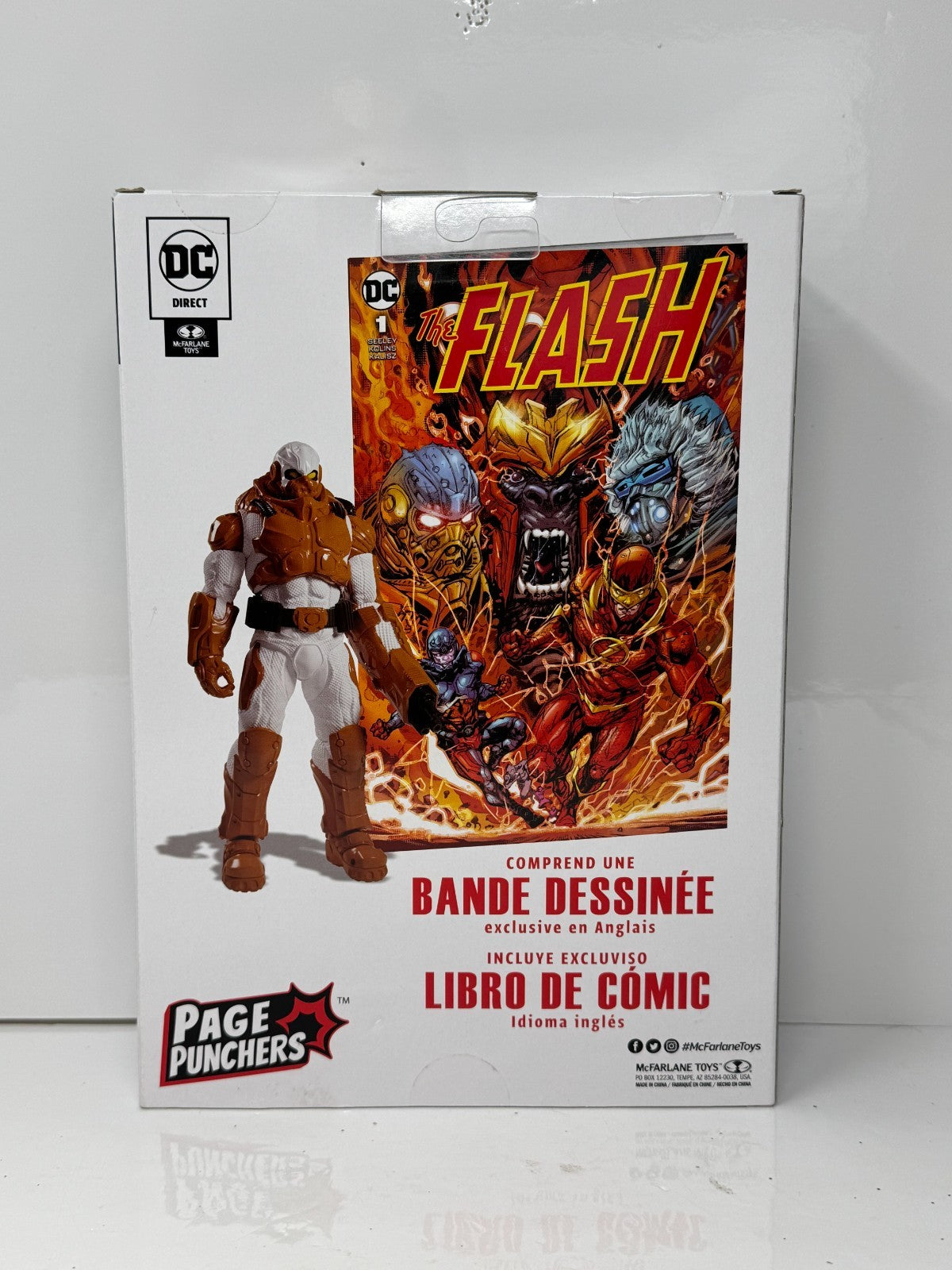 McFarlane DC Page Punchers Heat Wave The Flash Action Figure with Comic Book