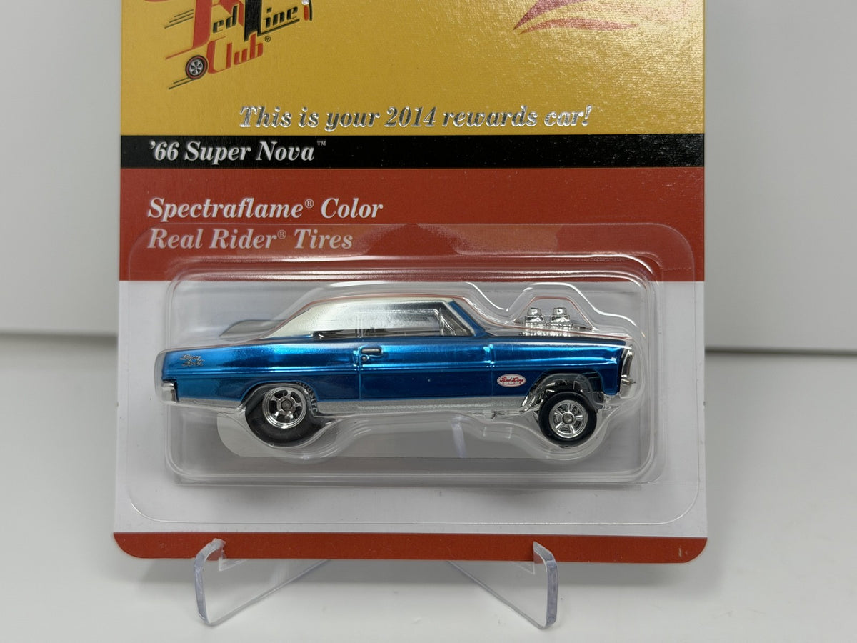 Hot Wheels RLC Red Line Club 2014 Rewards 1966 Super Nova 1:64 Diecast