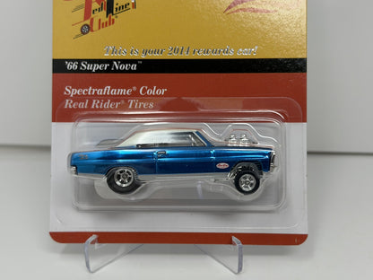 Hot Wheels RLC Red Line Club 2014 Rewards 1966 Super Nova 1:64 Diecast
