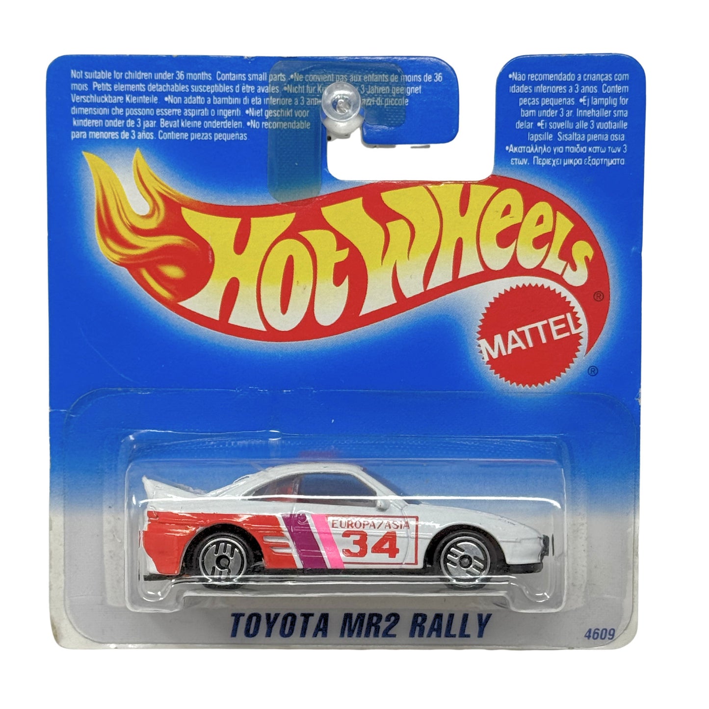 Hot Wheels Toyota MR2 Rally 164 Diecast Short Card