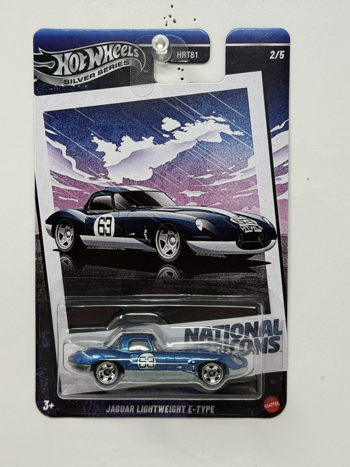Hot Wheels National Icons Jaguar Lightweight E-Type 1:64 Diecast