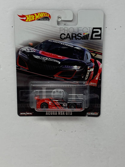 Hot Wheels Premium Project Cars 2 Acura NSX GT3 1:64 Diecast