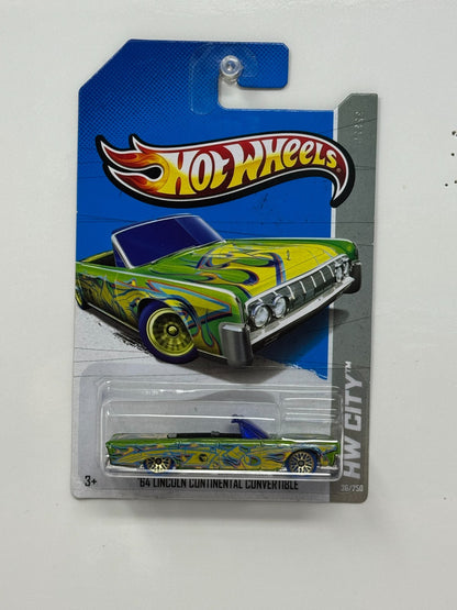 Hot Wheels Treasure Hunt City 1964 Lincoln Continental Convertible 1:64 Diecast