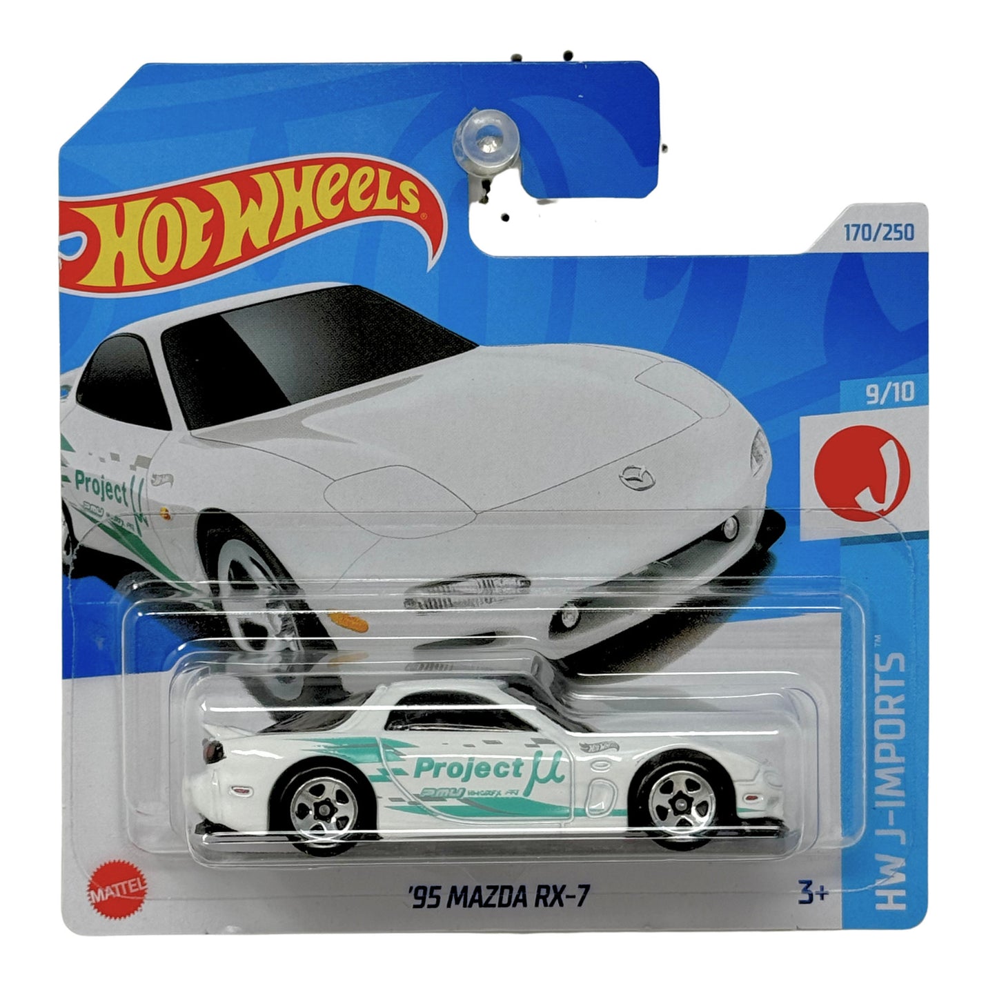 Hot Wheels HW J-Imports 1995 Mazda RX-7 1:64 Diecast Short Card