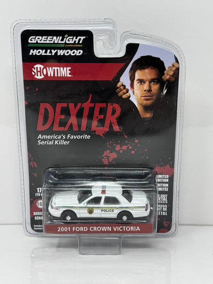 Greenlight Hollywood Dexter 2001 Ford Crown Victoria Police Car 1:64 Diecast