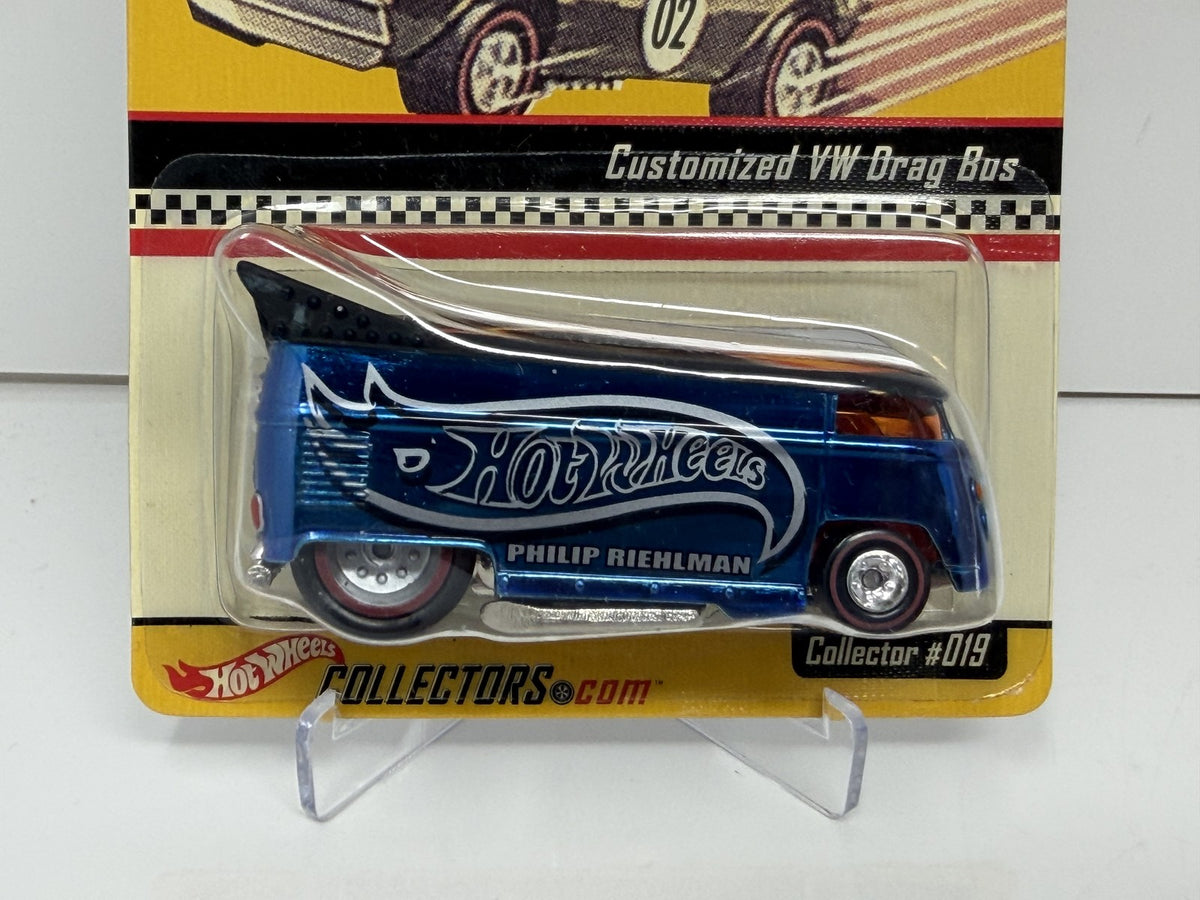 Hot Wheels Phil Riehlman 10th Anniversary VW Drag Bus 1:64 Diecast 2481/10000