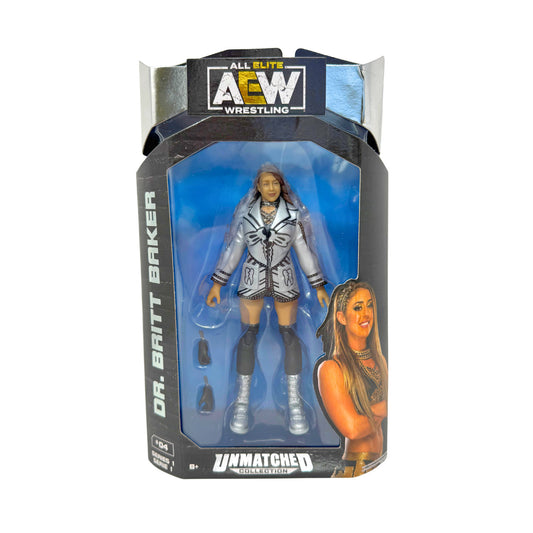 Jazwares AEW Unmatched Series 1 Dr. Britt Baker Action Figure