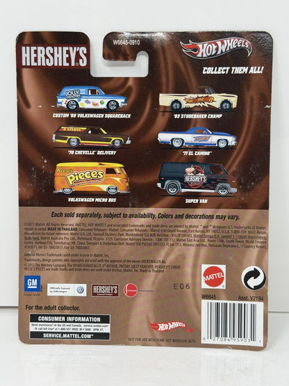 Hot Wheels Hershey's PayDay 1971 El Camino 1:64 Diecast Real Riders