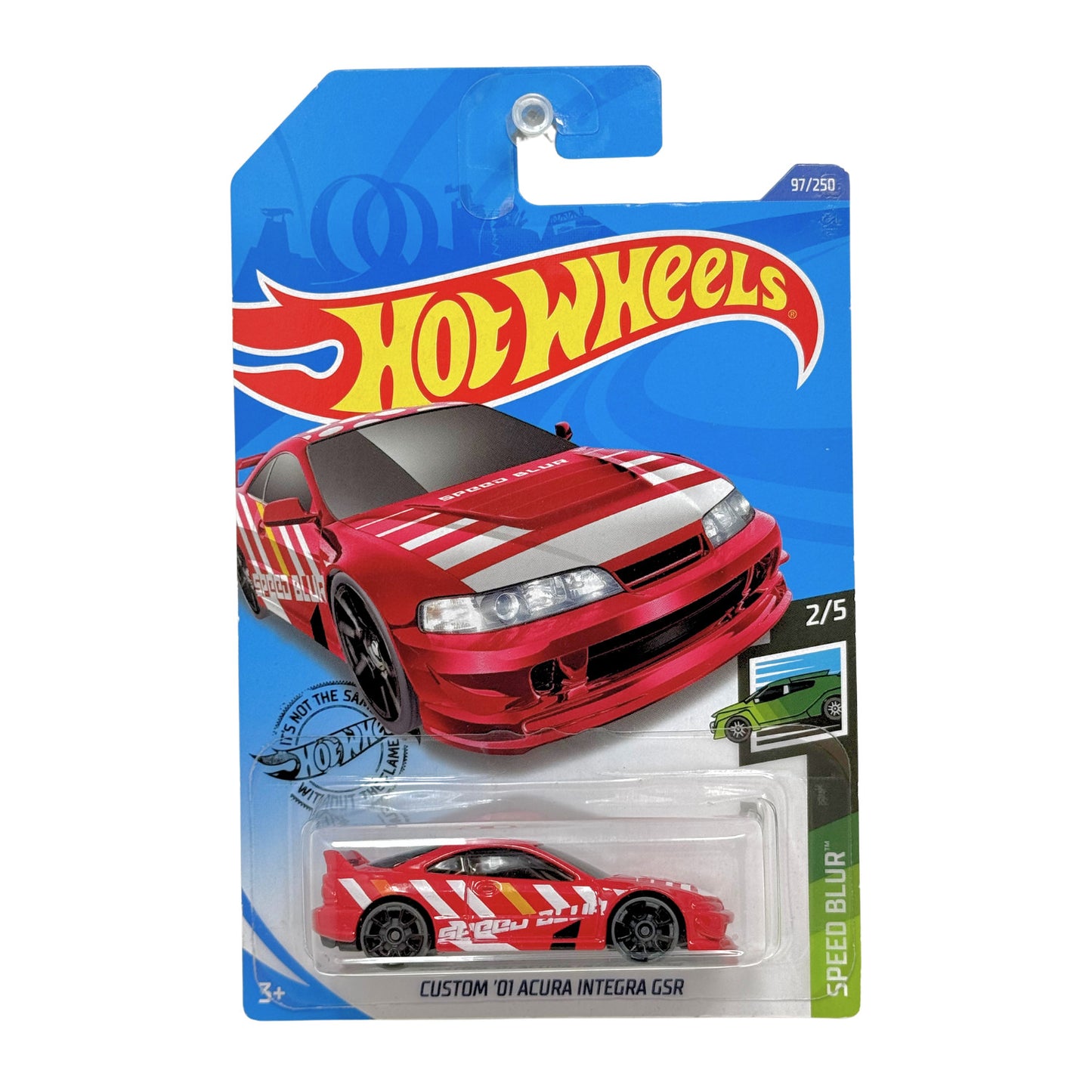 Hot Wheels Speed Blur Custom 2001 Acura Integra GSR 1:64 Diecast Red