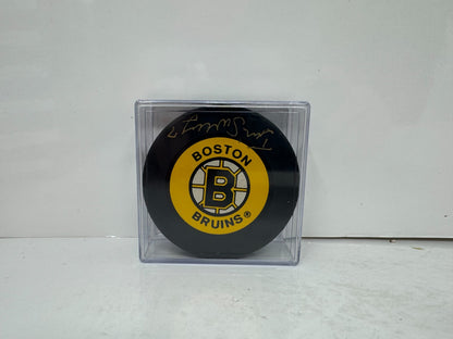 Tim Sweeney Boston Bruins Signed NHL Autograph Puck Gold Auto