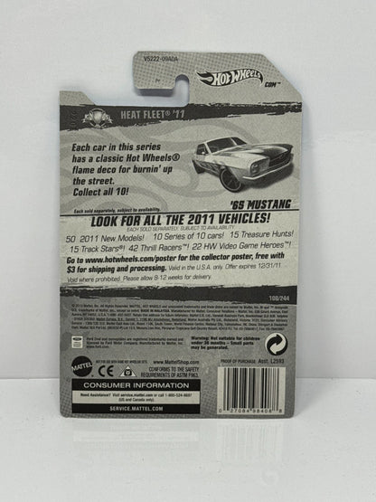 Hot Wheels Heat Fleet 1965 Ford Mustang 1:64 Diecast Factory Sealed