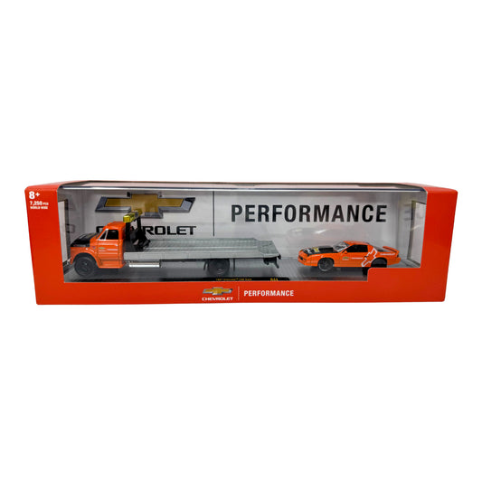 M2 Machines 1967 Chevrolet C60 Truck & 1985 Chevrolet Camaro IROC-Z 1:64 Diecast