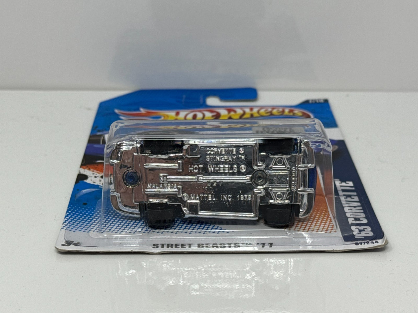 Hot Wheels Street Beasts 1963 Chevy Corvette 1:64 Diecast Factory Sealed