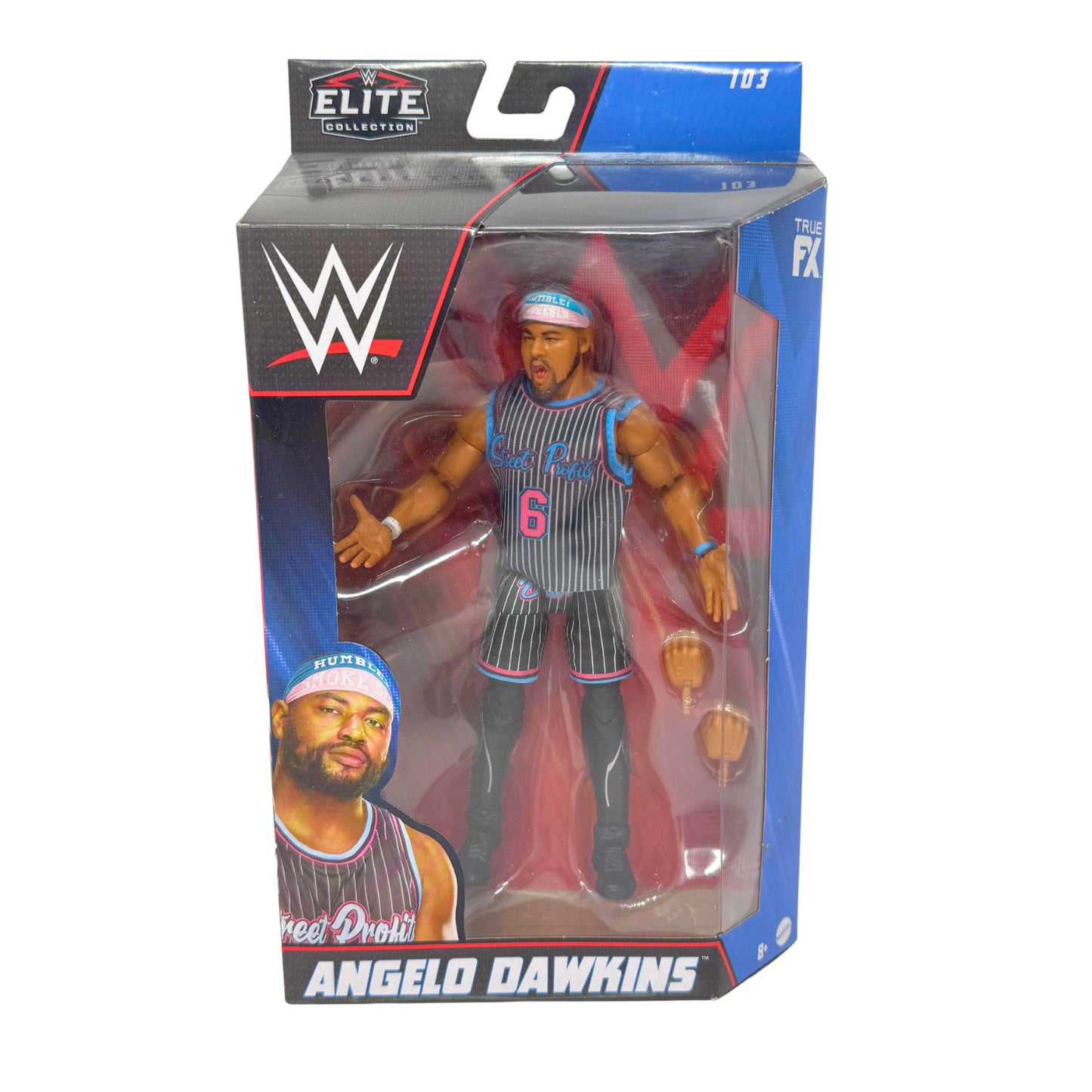 Mattel WWE Elite Collection Series 103 Angelo Dawkins Action Figure