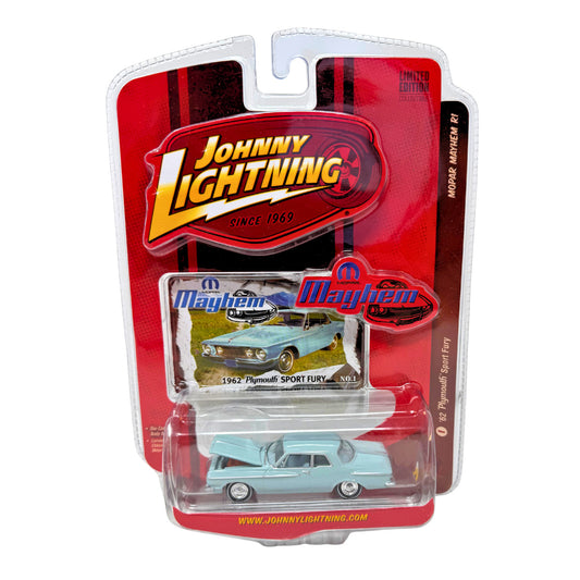 Johnny Lightning Mopar Mayhem 1962 Plymouth Sport Fury 1:64 Diecast