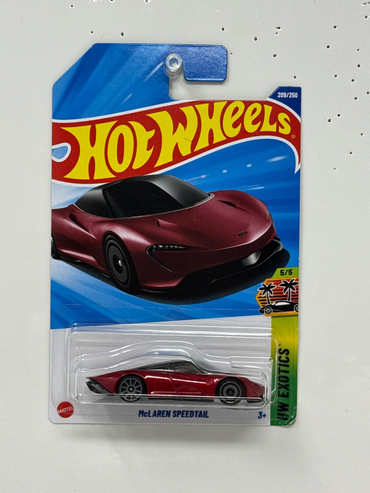 Hot Wheels Exotics McLaren Speedtail 1:64 Diecast Red