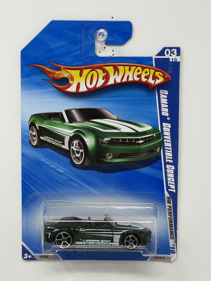 Hot Wheels HW Performance Camaro Convertible Concept 1:64 Diecast Green