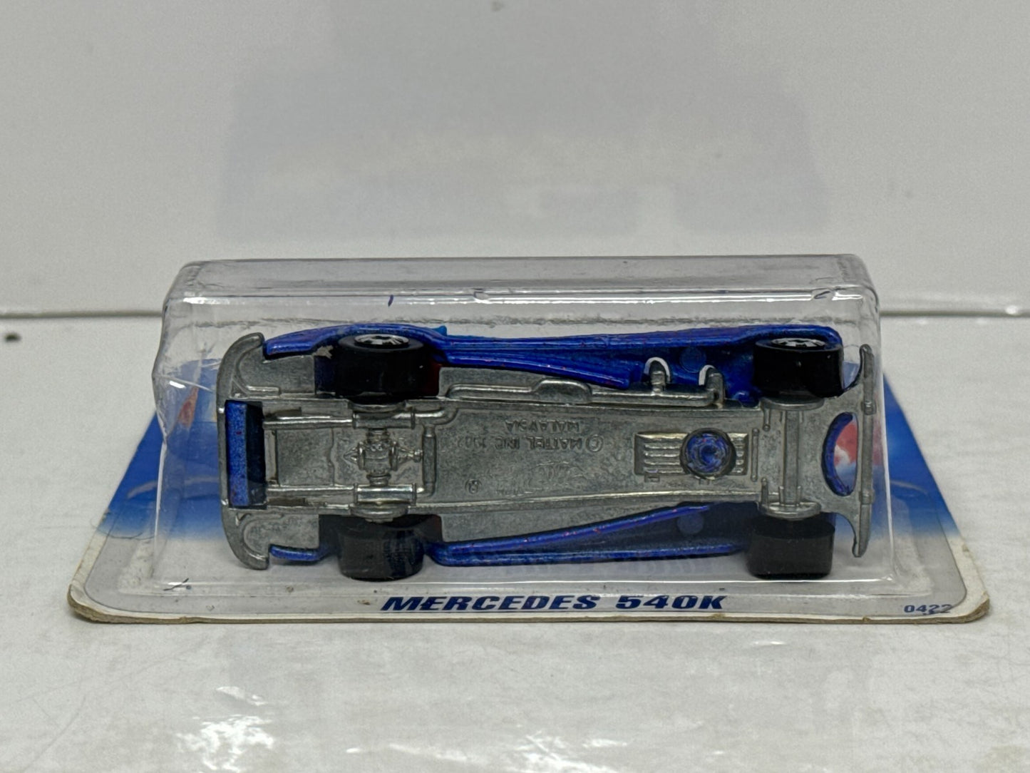 Hot Wheels Mercedes 540K 1:64 Diecast Blue Purple Glitter Short Card