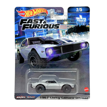 Hot Wheels Premium Fast & Furious 1967 Chevy Camaro Offroad 1:64 Diecast