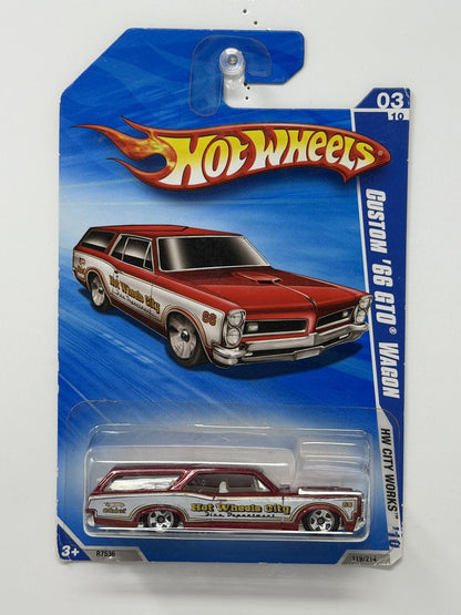 Hot Wheels HW City Works Custom 1966 GTO Wagon 1:64 Diecast