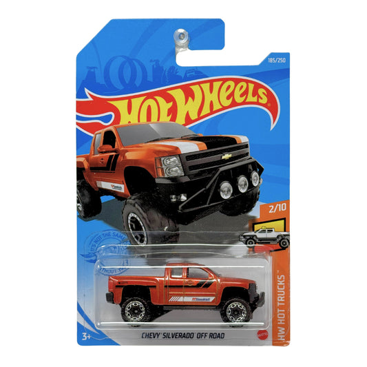 Hot Wheels HW Hot Trucks Chevy Silverado Off Road 1:64 Diecast