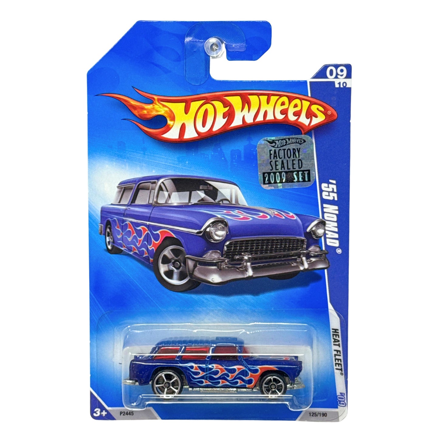 Hot Wheels Heat Fleet '09 1955 Chevy Nomad 1:64 Diecast Factory Sealed
