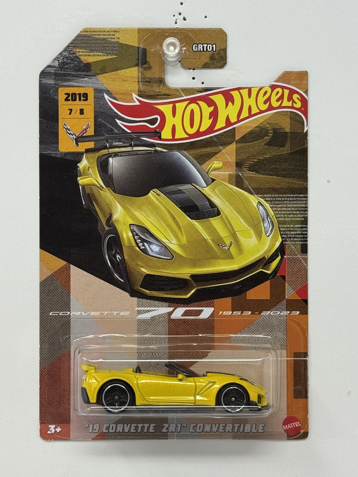Hot Wheels Corvette 70th Anniversary 2019 Chevrolet Corvette ZR1 1:64 Diecast