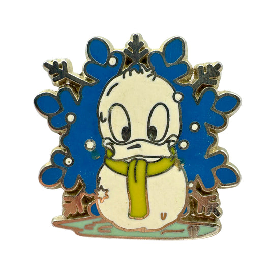 DLR Disney Donald Snowman Snowflake Hidden Mickey Trading Pin DC2S10