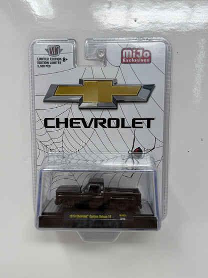 M2 Machines MiJo Black Widow 1973 Chevrolet Custom Deluxe 10 1:64 Diecast
