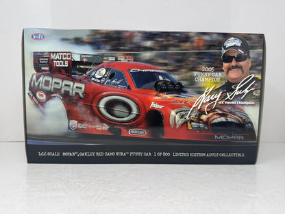 Milestone Gary Scelzi NHRA Oakley Red Camo Dodge Stratus Funny Car 1:16 Scale