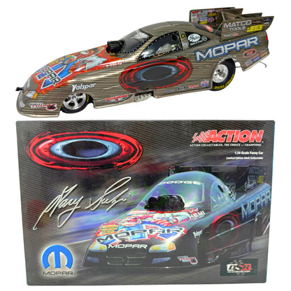 Action NHRA Gary Scelzi Oakley 2005 Dodge Stratus Brushed Metal 1:24 Diecast