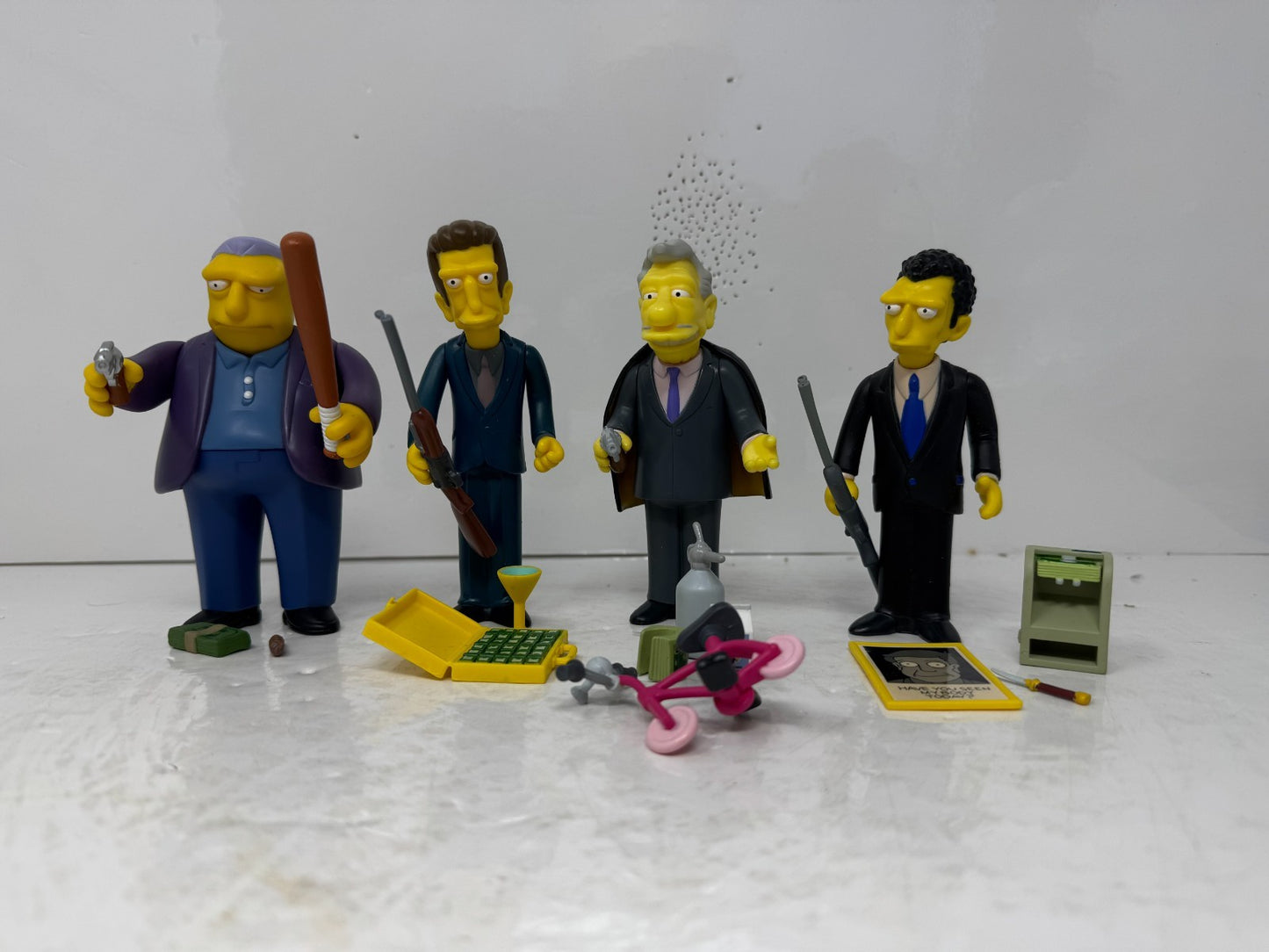 Simpsons World of Springfield Mafia Figure Set Playmates