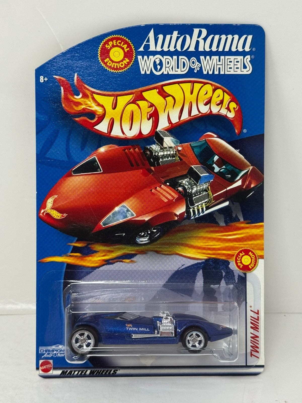 Hot Wheels AutoRama World of Wheels Twin Mill II Blue 1:64 Diecast