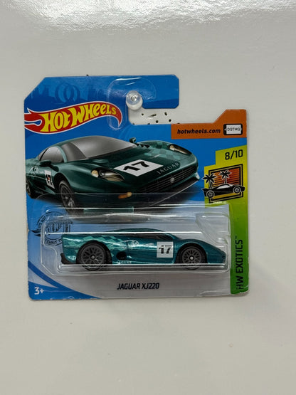 Hot Wheels Exotics Jaguar XJ220 1:64 Diecast Short Card