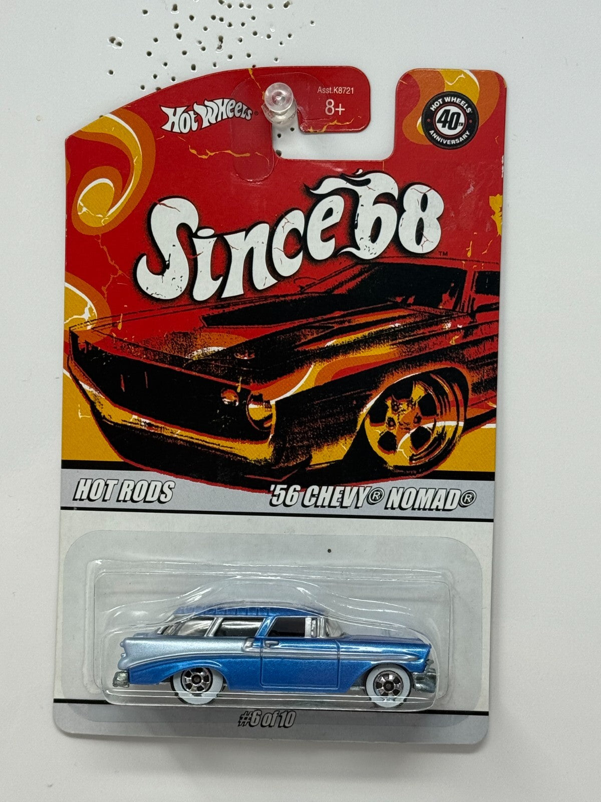 Hot Wheels Since '68 Hot Rods 1956 Chevy Nomad Muscle Car 1:64 Diecast