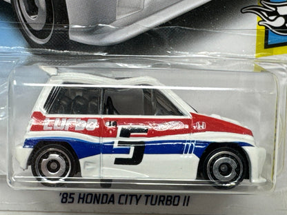 Hot Wheels Speed Graphics 1985 Honda City Turbo 1:64 Diecast ERROR SMASHED ROOF