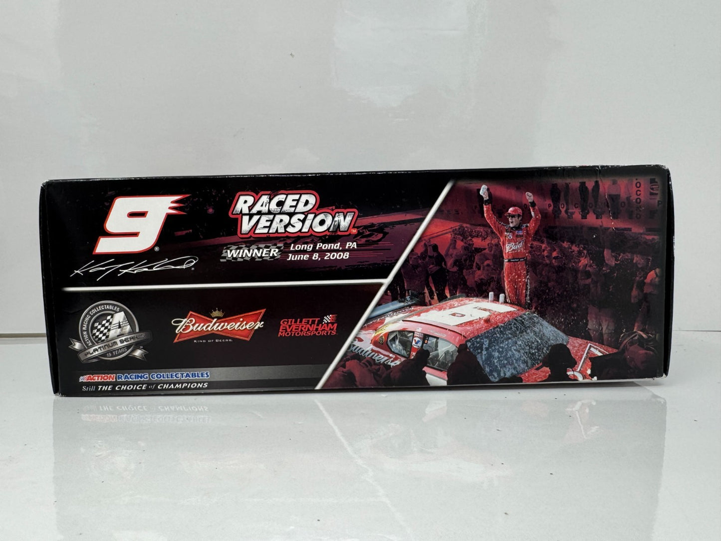 Action NASCAR Kasey Kahne #9 Bud Pocono Win Raced 2008 Charger 1:24 Diecast