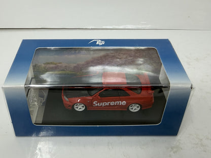 Fuji Supreme Nissan Skyline GT-R R34 Red 1:64 Diecast